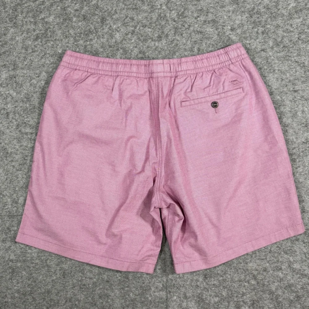 Rodd & Gunn Men's‎ Pink Textured Drawstring Shorts Size L